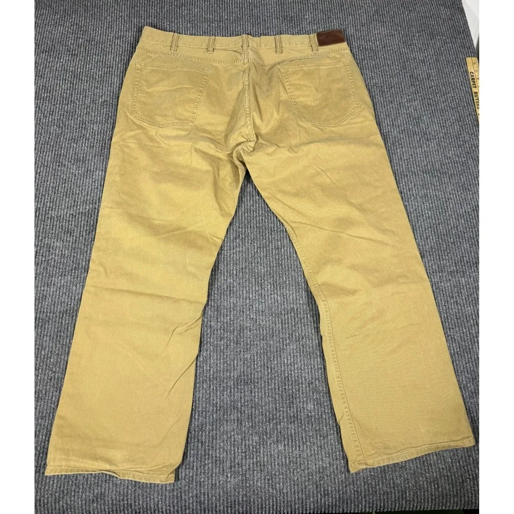 Polo Ralph Lauren Chino Pants 44B 44x30 Khaki Straight Leg Stretch Beige Tan